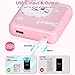 Yoobao Portable Charger 10000mAh, PD 20W USB-C in&Out Mini Power Bank Fast Charging, 2-Output & 2-Input, for Girls Kids Travel, Phone Battery Pack for iPhone iPad Samsung (Pink)