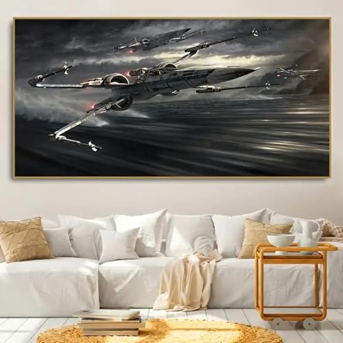 Art spatial moderne pour décorer le salon et la chambre à coucher 65x130cm