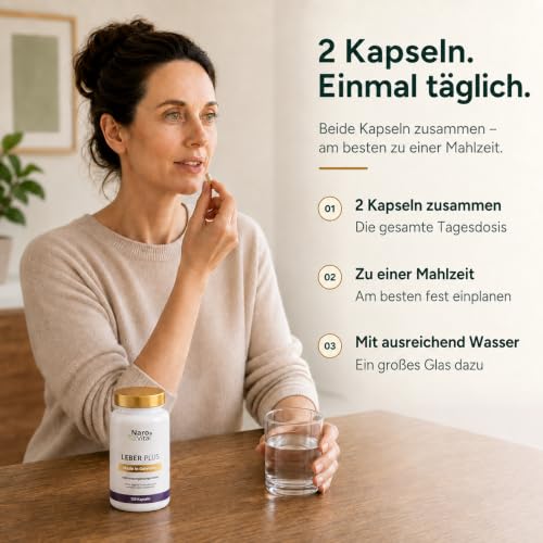 Foto von Leber Kur Mariendistel Kapseln hochdosiert - 120 Leberkapseln