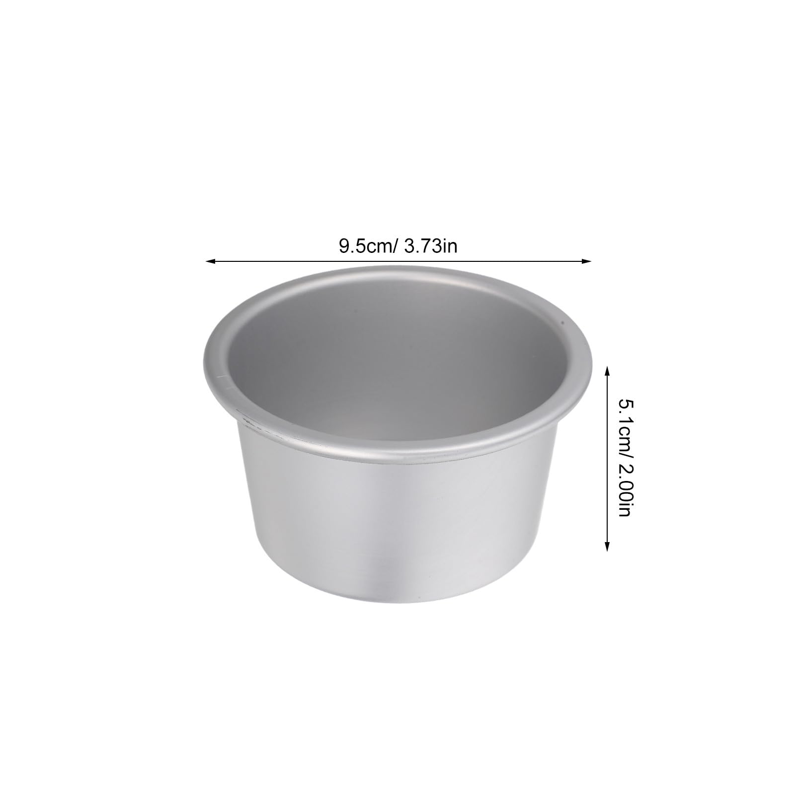 Ciieeo Molde redondo de aluminio para 12 tartas, moldes para hornear, para tarta de queso, utensilios antiadherentes para hornear en Navidad, bodas, cumpleaños y fiestas.