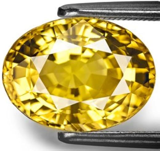 Fedput 7.25 Ratti Loose Yellow Sapphire (Pukhraj) Gemstone Certified Natural & Best