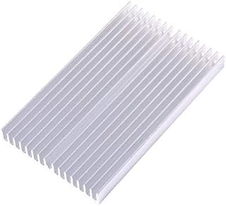 Aluminiowy radiator/żebra chłodzące, aluminium, dyfuzja Cooling Fin do impulsów Ic LED, 100 x 60 x 10 mm