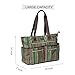 Weekender Bag Carry On Bag Overnight Tote Travel Duffle with 13 Pockets for Travel,Work，Gym,Beach,Teacher,Nurse (Green)