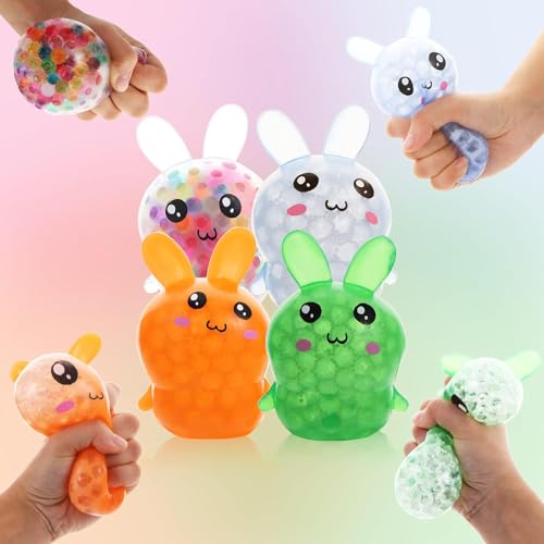 Easter-Basket-Stuffers-4-Pack-Squishy-Easter-Bunny-Stress-Balls-for-Adults-Easter-Basket-Stuffers-Easter-Toys-Stress-Relief-Fidget-Balls-Easter-Basket-Ideas-Gifts Easter Basket Stuffers 4 Pack Squishy Easter Bunny Stress Balls for Adults Easter Basket Stuffers Easter Toys Stress Relief Fidget Balls Easter Basket Ideas Gifts