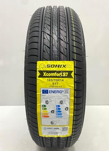 1 X 165 70 14 SONIXXCOMFORT 85T XL 165/70R14 AMAZING C & B RATED M+S TYRE 1657014