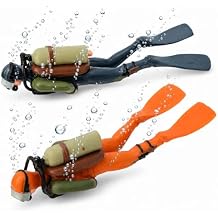Toyvian Scuba Diver Toy with Hose 2PCS, Fish Tank Decorations, Fish Tank Ornament, Aquarium Ornament, Scale Model Mini Diver Figure, Action Figure, Aquarium Decor