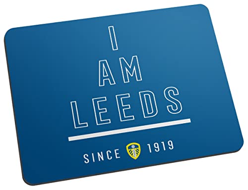 Personalised "I am LEEDS since" Mouse Mat for Leeds United fans, fabric top, non slip mouse pad 5mm thick