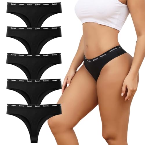 String sans couture femme en coton invisible lot de 5