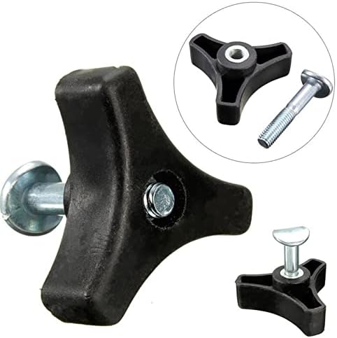 SMTHOME Triangle Handle Knob Nut Screw Bolt Black for Honda Lawn Mower Machine Garde