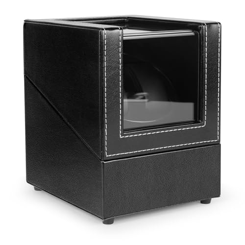 CORIEOSD Double Watch Winder Automatic Watch Winder for Women\'s and Men\'s with Quiet Motor Watch Winder Box for Automatic Watches - Thumbnail 2