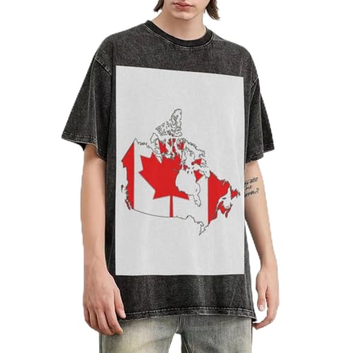 T-shirt surdimensionné homme à motif canadien pour vos sorties urbaines décontractées