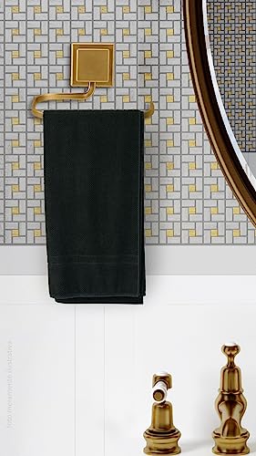 Arthi Porta Toalha Rosto Piatina Dourado Fosco 3M, 3245