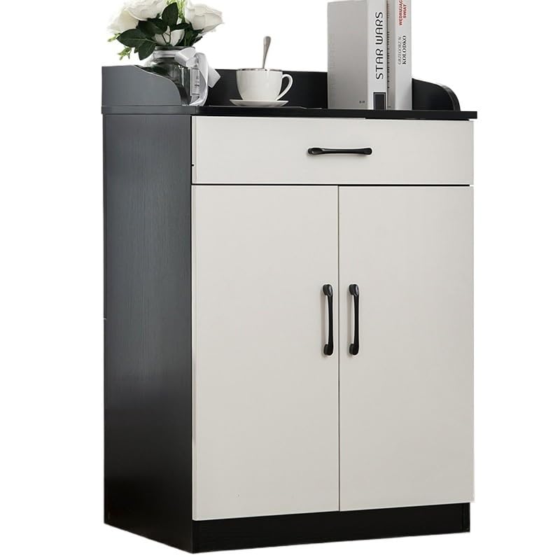 Küchenvorratsschrank Sideboard, schlicht, modern, for Wohnzimmer, Küche, Lagerschrank, Weinschrank, Vorbereitungsschrank, Teeschrank, Seitenschrank Buffetschrank Mit Stauraum(60*40*90cm)