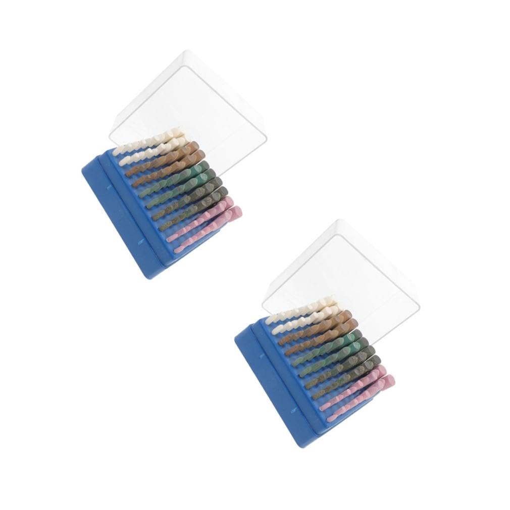 Alipis 2 Set Punte Per Lucidatura Accessori Per Utensili Rotanti Ruote Abrasive Per Lavori Finitura Casa E Officina Leggere E Compatte Per Facile Utilizzo E Stoccaggio 100 Pezzi*2