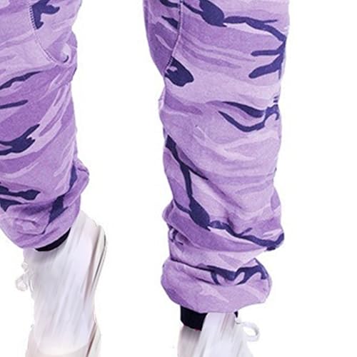 Mens Camo Casual Jogger Pants Drawstring Waist Cotton Athletic Sweatpants Hip Hop Loose Workout Cargo Pants4