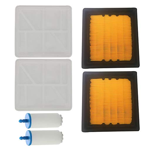 Mannial 574362302 Air Filter with 506264101 Fuel Filter fit K760 K 760 Concrete Cut Off Saw 574362301 525470601 525470602
