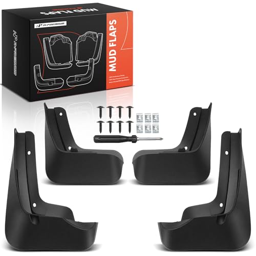A-Premium Mud Flaps Compatible with Chevrolet Traverse 2018-2023, No Drilling Required Mud Guards with Hardware Accessories, Set of 4 Front and Rear