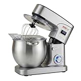 Frullatore professionale 3200 W | Ciotola 12 L XL con manici | Display LCD e timer | 6 velocità | Robot da cucina multifunzione (impastare, frullare, miscelare)