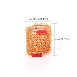 Molle Colorate per Gatti Liwein: Giocattoli a Spirale in Plastica, Interattivi e Divertenti - Set Regalo da 8 Pezzi per Gattini e Animali Domestici
 - immagine 2