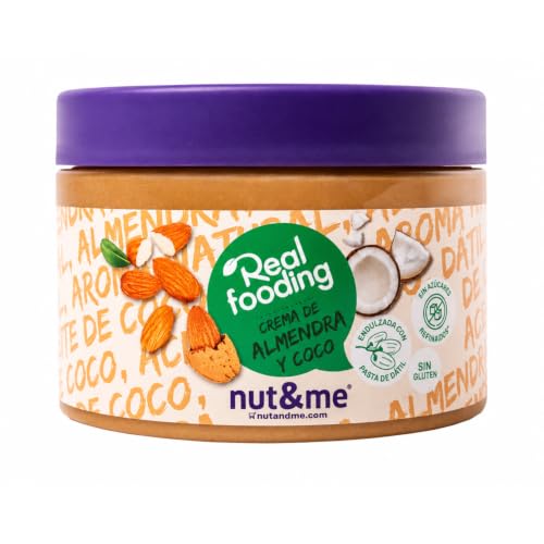 nut&me Crema de almendras y coco Realfooding 250 g