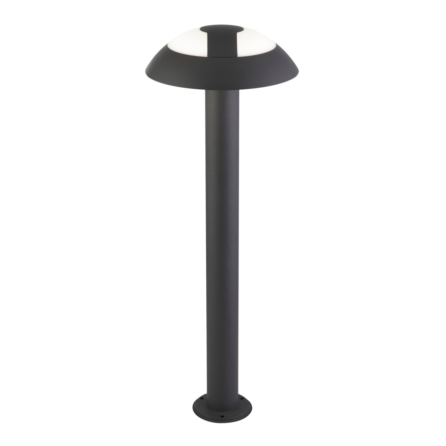 Licht-Erlebnisse LED Stehlampe außen Garten IP44 Anthrazit 73 cm 4000 K 505 lm Aluminium Modern Außenleuchte Wegeleuchte