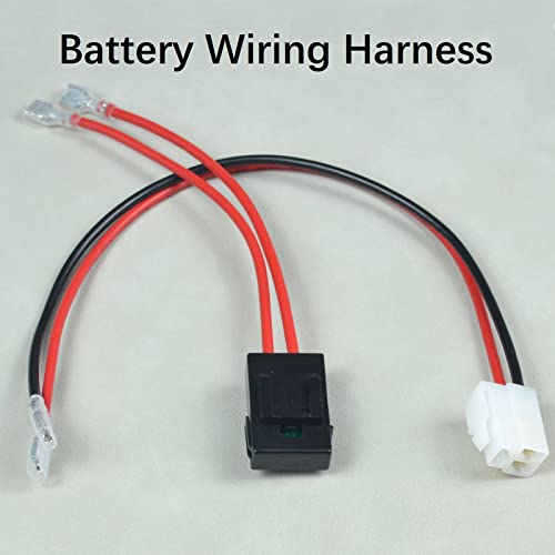 Battery Wire Harness Kit fit for Razor PR200 MX350 MX400 Pocket Mod, PR200 v27+, MX350 V33+, MX400 V33+ - 3 Holes Plug