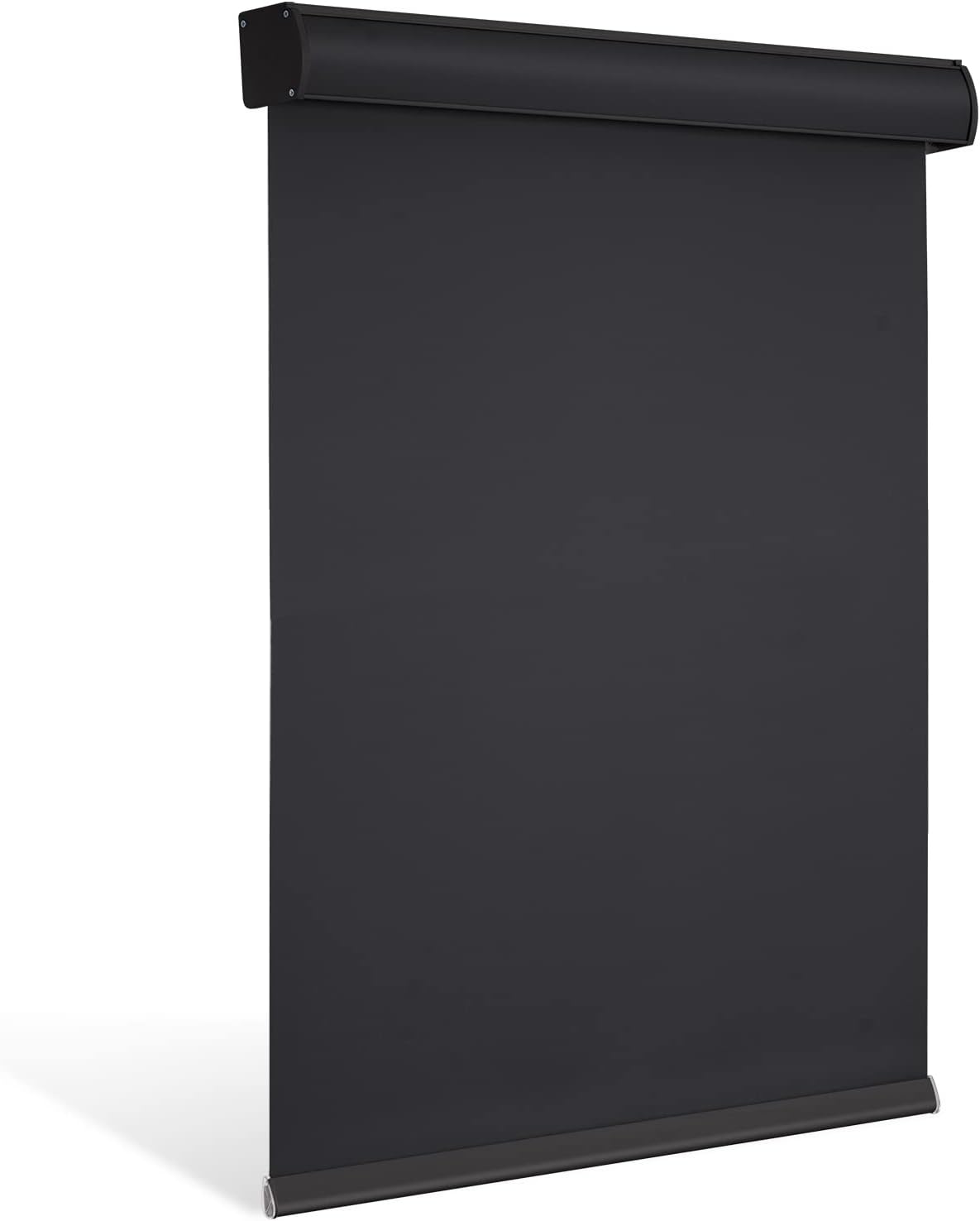 Changshade Cordless Blackout Roller Shades with Valance, Room Darkening Rollup