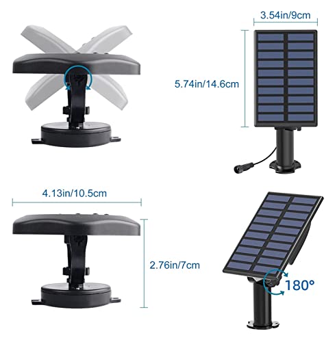 Luces led solares para estanque impermeables foco bajo consumo exterior 4
