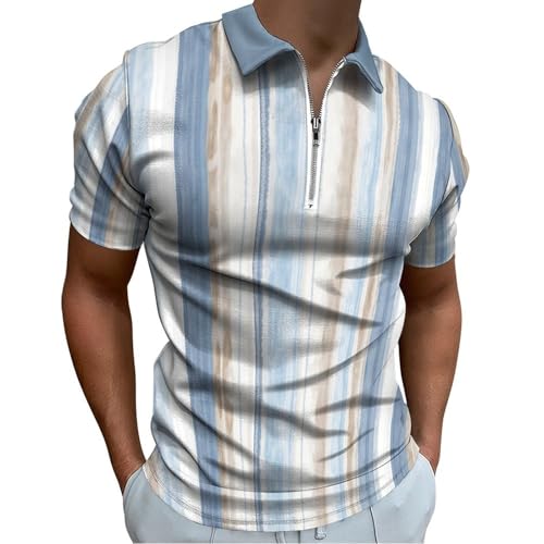 Tee shirt été homme grandes tailles bleu texture naturelle outdoor