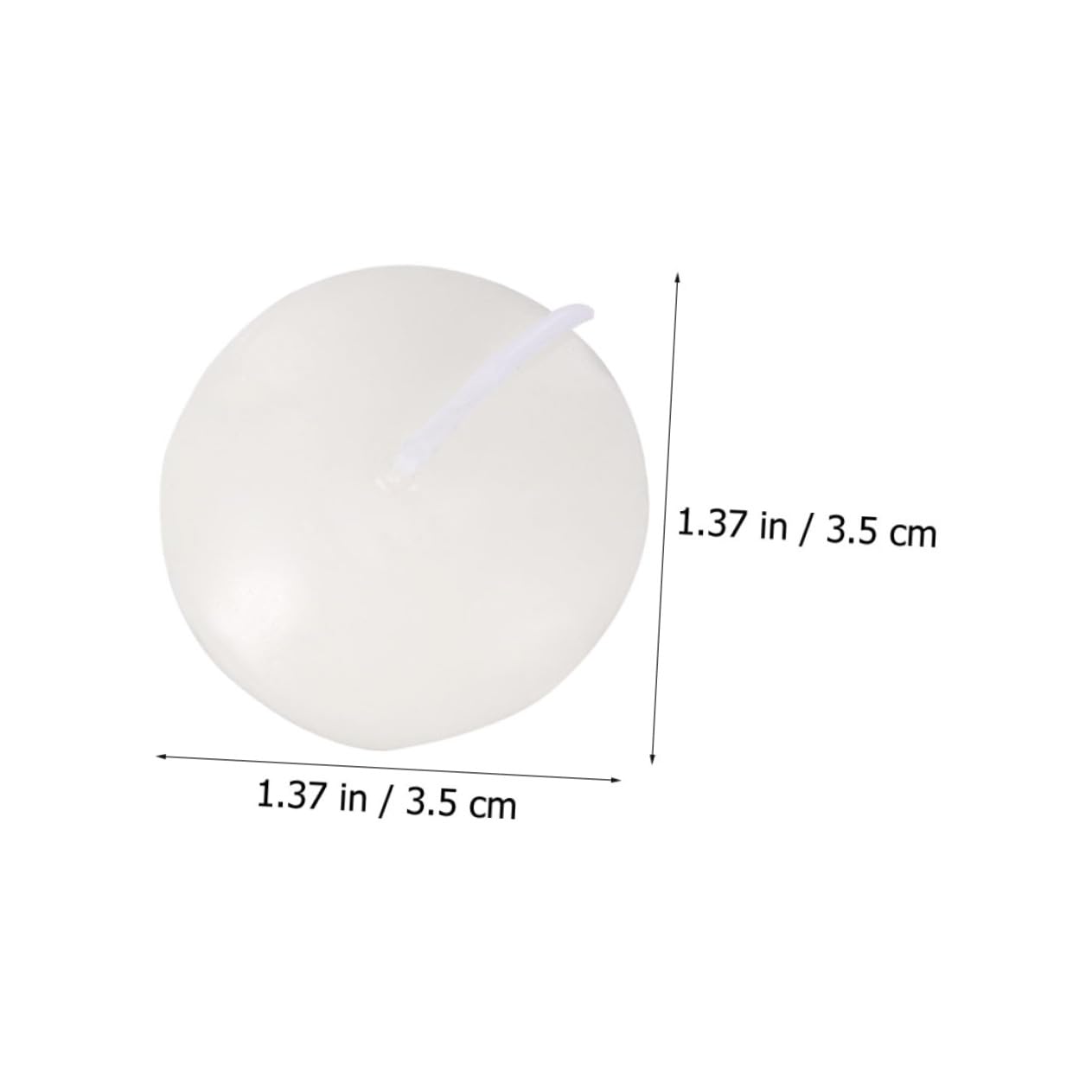 TOPPERFUN Set of 100 Floating Candles Unscented Perfect for Wedding Reception Elegant Decorations