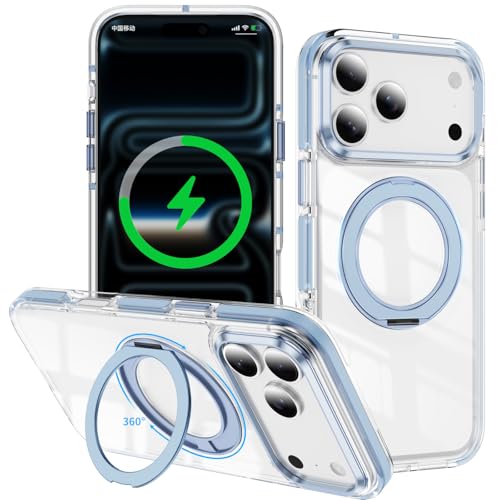 iPhone 13 Pro �p�P�[�X ���� MagSafe�Ή� �X�^���h�t�������O�t�� �ϏՌ� ���� �y�� ���^ �����h�~ �؍� �l�C �R�p �ϋv�� ������� �ǂ����G �l�C ��v �A�C�z��13 Pro�p�J�o�[�i�u���[�j