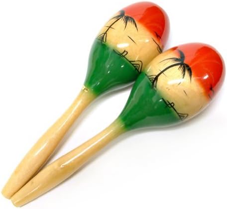 Deluxe grandes Maracas tricolor