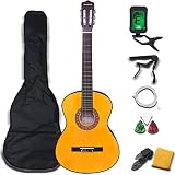 Rosefinch Classical Acoustic Guitar 39 inch 4/4 Full Size Guitarra Clásica Acústica Nylon Strings St