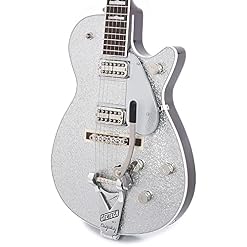 Gretsch G6129T-89 Vintage Select ’89 Sparkle Jet Bigsby Silver Sparkle – Guitare Électrique Personnalisée - Les Beatles, Paul McCartney, John Lennon, RIngo Starr, George Harrison Gretsch G6129T-89 Vintage Select '89 Sparkle Jet Bigsby Silver Sparkle - Guitare Électrique Personnalisée – Image 2