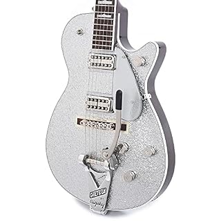Gretsch G6129T-89 Vintage Select ’89 Sparkle Jet Bigsby Silver Sparkle – Guitare Électrique Personnalisée - Les Beatles, Paul McCartney, John Lennon, RIngo Starr, George Harrison Gretsch G6129T-89 Vintage Select '89 Sparkle Jet Bigsby Silver Sparkle - Guitare Électrique Personnalisée – Image 2