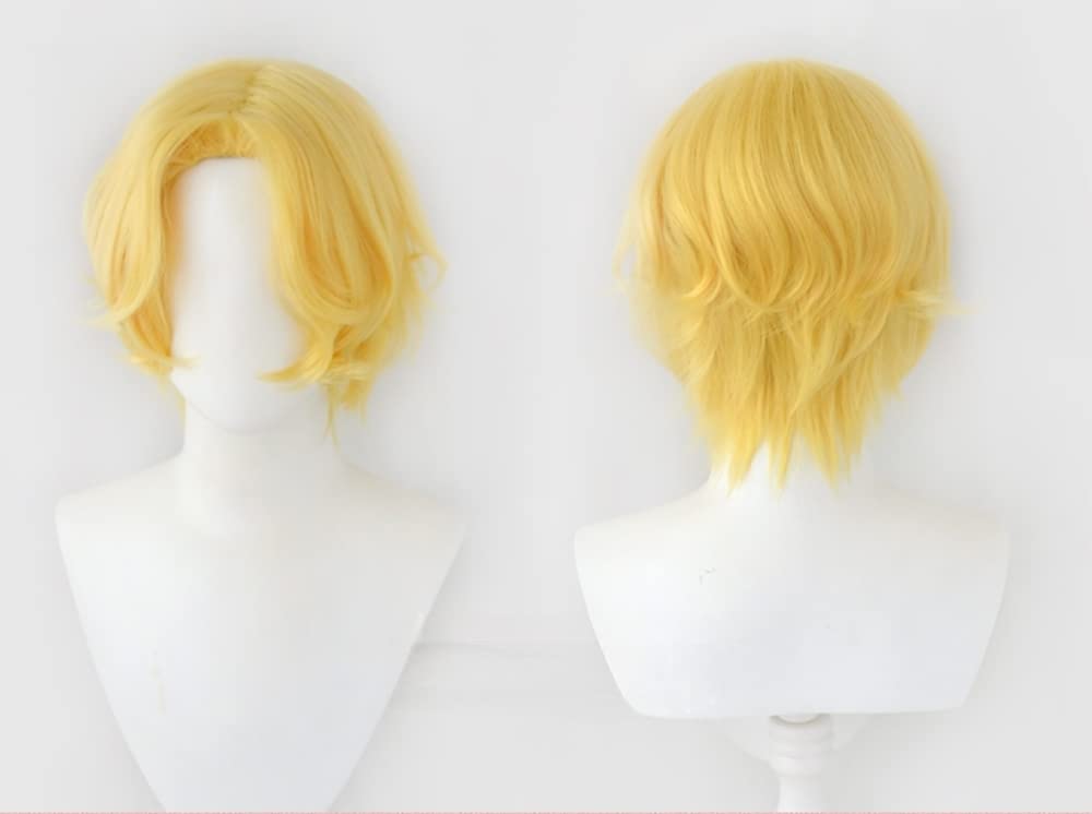 Cosply Wig Gold 30cm 11inch Halloween