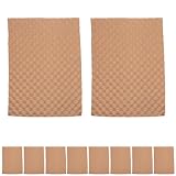 SEWACC 50 Blatt Versandverpackungspapier aus Kraftpapier 39x29cm Braun Wabenpapier Polstermaterial zum Schutz Zerbrechlicher Kunst und Keramikgegenstände für Versand und Umzug