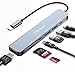 USB C Hub, 7 in 1 USB C Multiport Adapter mit USB C auf 4K HDMI, SD&TF Kartenleser, USB 3.0&USB 2.0 Ports, 100W PD, USB Typ C Hub für MacBook Air/Pro, Galaxy, iPad, Surface Book, Chromebook usw Ort mit günstig Kaufen-USB C Hub, 7 in 1 USB C Multiport Adapter mit USB C auf 4K HDMI, SD&TF Kartenleser, USB 3.0&USB 2.0 Ports, 100W PD, USB Typ C Hub für MacBook Air/Pro, Galaxy, iPad, Surface Book, Chromebook usw