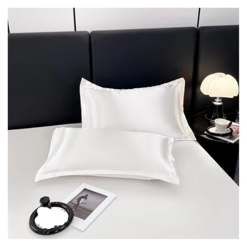 Drap de lit et taie d'oreiller en soie de mûrier blanche ensemble 3pc