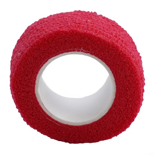 Bandage de sport élastique pour les doigts pour bandes anti-ampoules et protection de la prise en main du club, bande antidérapante pour callosités, soin des mains en coton doux (rouge) – vue 7