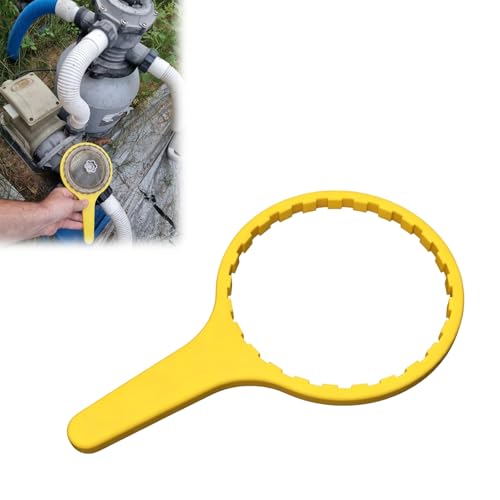 KUKPKGM Wrench Tool Compatible with Intex Sand Filter & Leaf Trap Cover - Remover for Stuck Pool Filter Lids