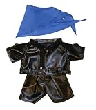 Biker Outfit Teddy Bear Clothes Fits Most 14" - 18" Build-A-Bear and Make Your Own Stuffed Animals