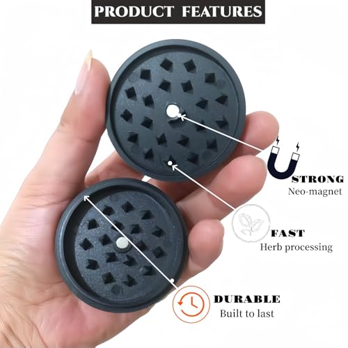 Ghzchuang 2025 New Herb and Spice Grinder, 2.36"Billiards shape Manual Dry Herb Grinder,Kitchen Tool– Gift for Culinary Use - Image 5