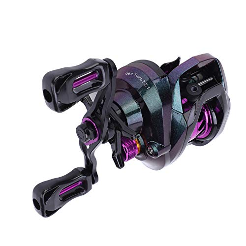 VGEBY Angelrolle Köder, Low Profile Baitcaster Rolle Spinning Angelrollen für Angelzubehör(Linke Hand) Angelrollen Und… – Bild 3