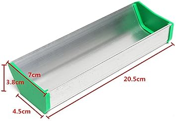 POVOKICI 8 Emulsion Scoop Coater Silk Screen Printing Aluminum Coating Tool Dual Edge