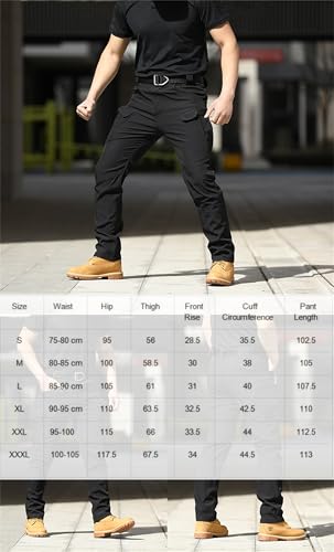 Flexcamo - Tactical Waterproof Pantspants, Stretch Lightweight Work Pant Multi Pockets, Lightweight EDC Hiking Work Pants2