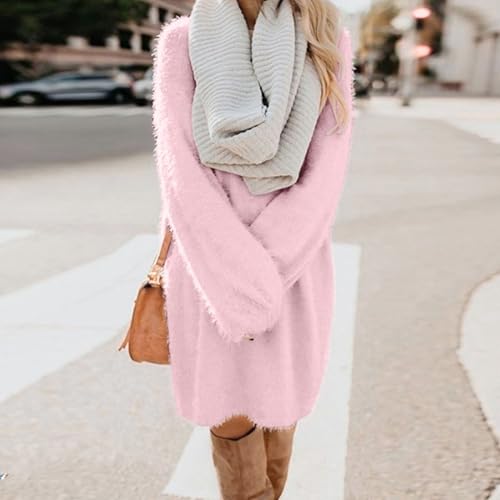 Robe pull col rond idéale pour le bureau ou un café