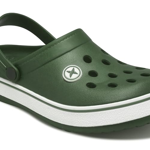 Image of HAUX Casual Clogs for Men | Soft & Comfortable EVA Slip-Ons | Lightweight Slippers & Everyday Wear Comfort Clogs for Men