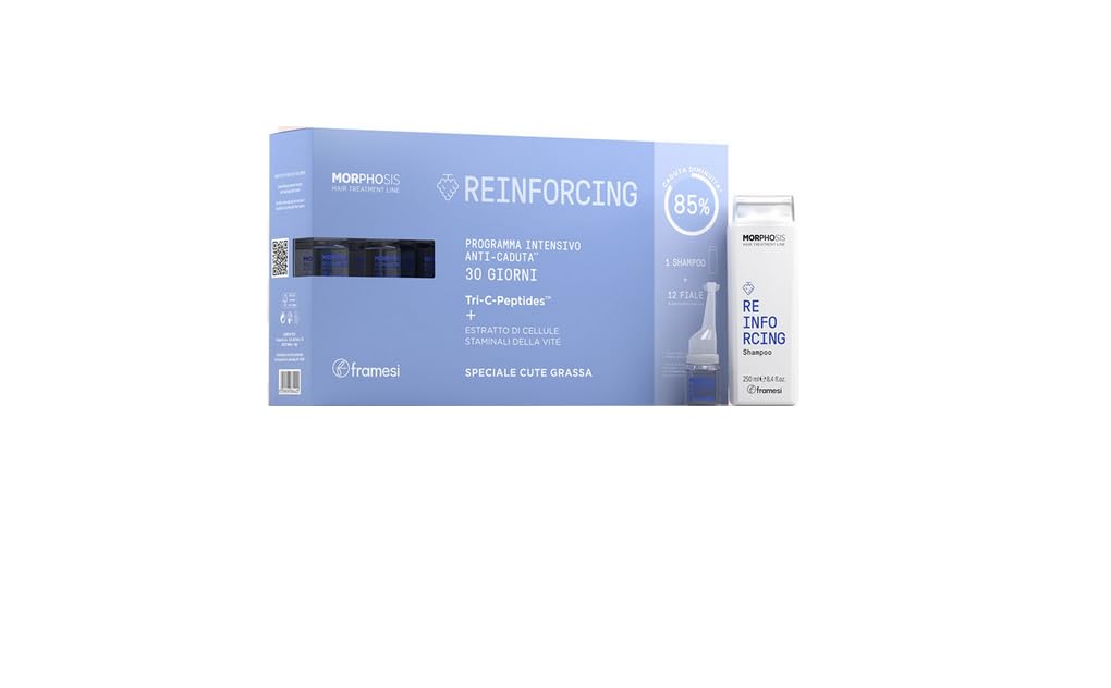 FRAMESI REINFORCING PROGRAMMA ANTICADUTA 30 GIORNI 12 FIALE + SHAMPOO