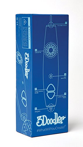 3Doodler 3D Printing Pen With 50 Strands Of Plastic, Black #TOP2